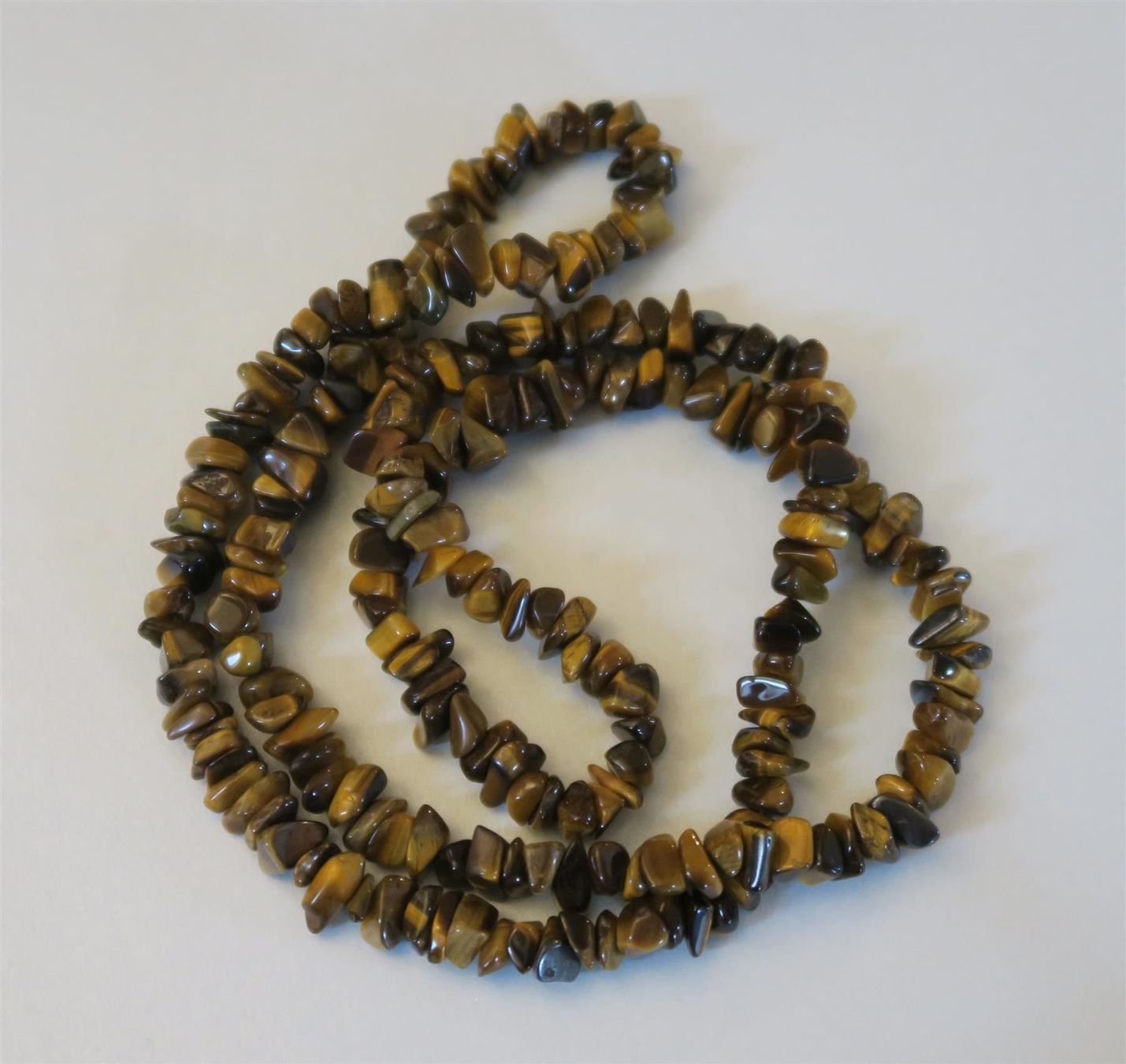 Catenine: Kette aus Tigerauge-Perlen – Usato da Brittnau venduto da marlenestone 1