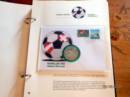 Fussball EM 2008, Schweiz / Österreich, Numisbrief, 3'000 Ex