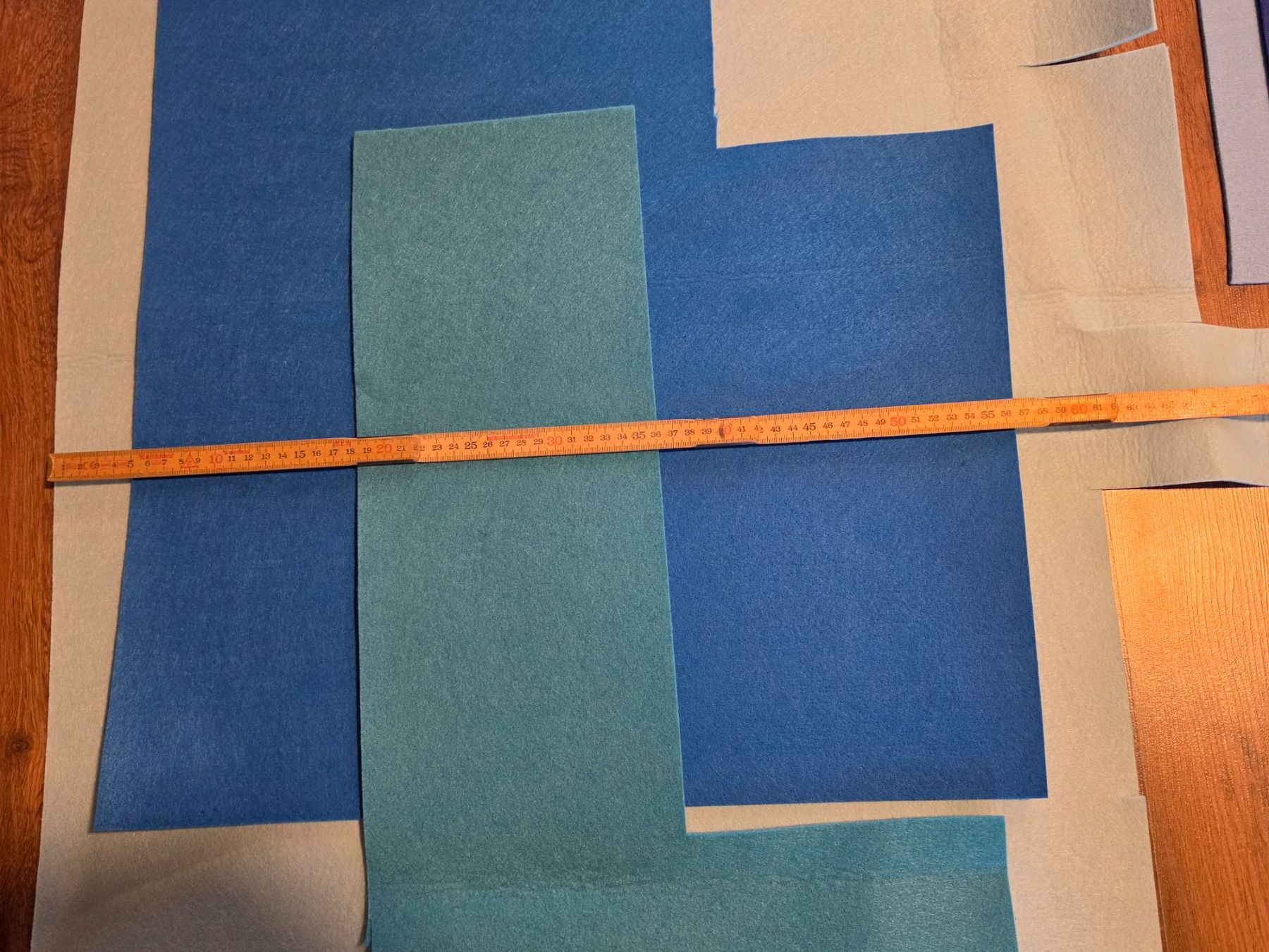 Stoffe: Filz SET ca 3mm blau Bastelfilz – Neu (gemäss Beschreibung) aus Fischbach-Göslikon von PitBullDoll 1