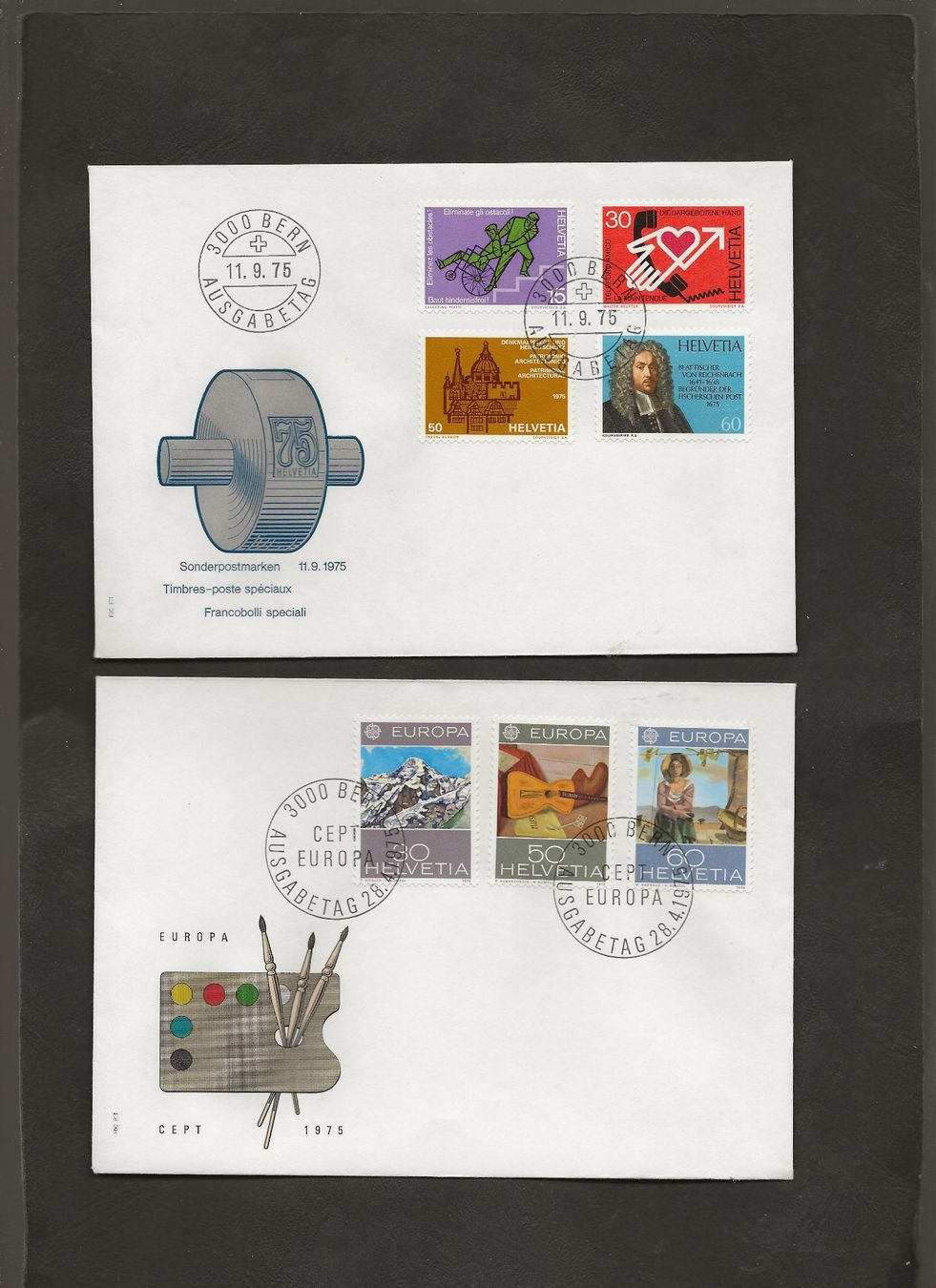 Tutti i francobolli: Schweiz 32 FDC 1972 bis 1979 – Usato da Au ZH venduto da xelagreb01 2