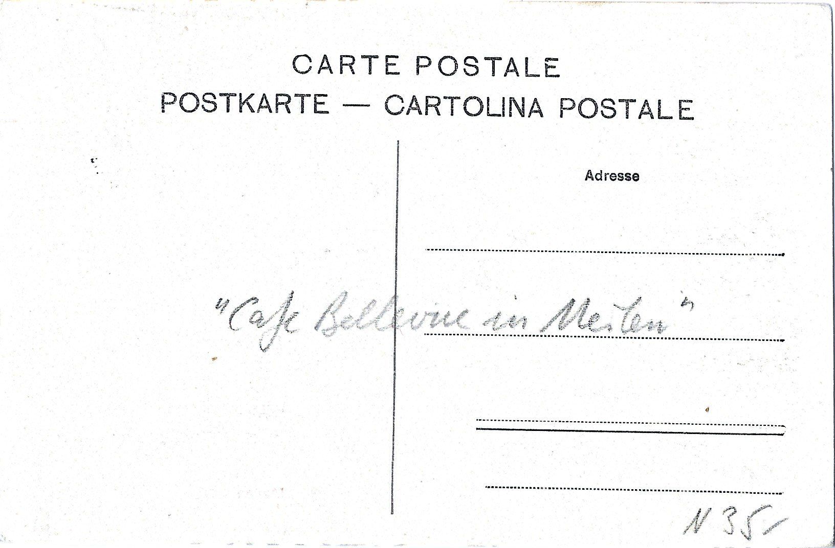 Cartoline postali: Meilen   -   Cafe  Bellevue – Usato da Bütschwil venduto da Jackson1A 1
