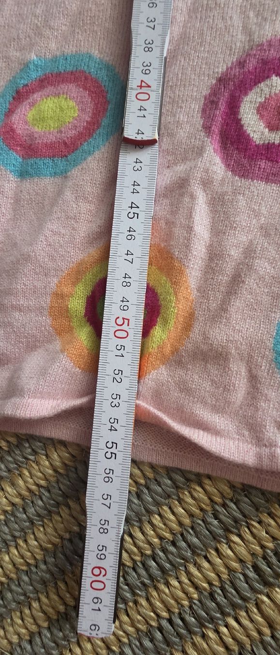Gilet & Giacche senza maniche: Damen Pullunder rosa Punkte 100% Kaschmir Grösse XL – Usato da Riedikon venduto da Winter21. 3