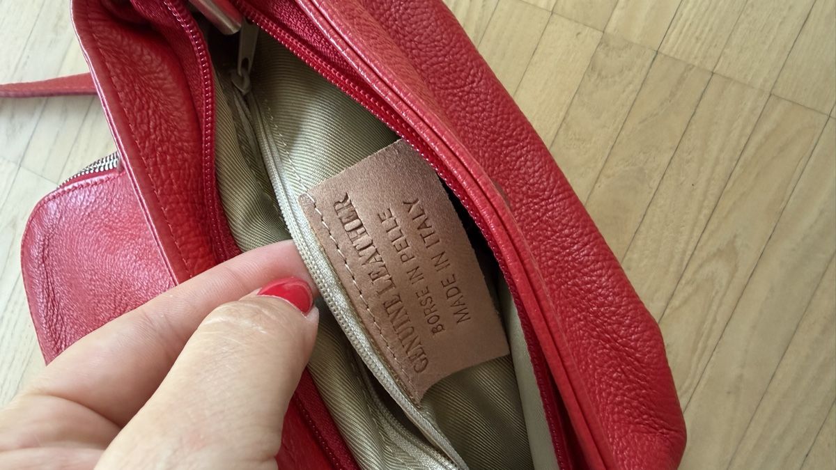 Vera Pelle Borse da donna: Umhängetasche echt Leder vera pelle rot – Nuovo (secondo la descrizione) da Heimberg venduto da Yanka14 3