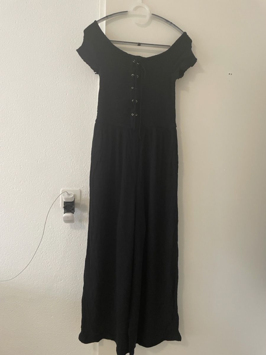 Tute: Jumpsuit schwarz Grösse M Damenmodellschnürung – Usato da Biel/Bienne venduto da philong