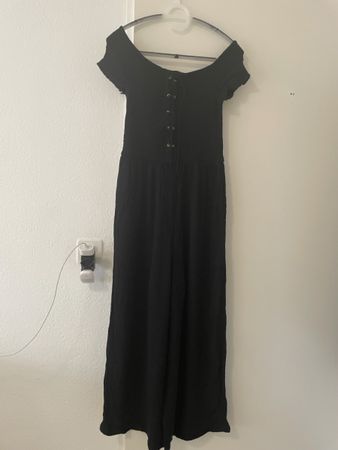 Jumpsuit schwarz Grösse M Damenmodellschnürung