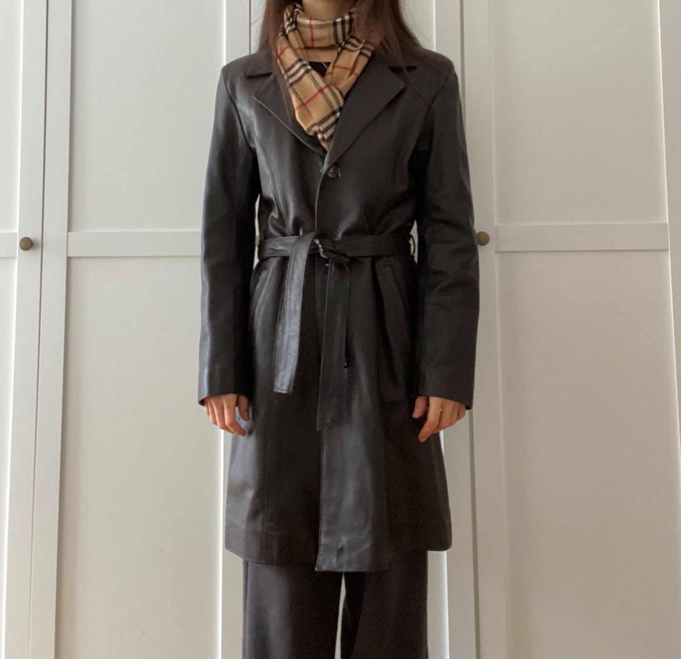 G-Star Mäntel: Echten Leder Silver Star Lange Coat Jacke – Gebraucht aus Givisiez von dor_xb9k