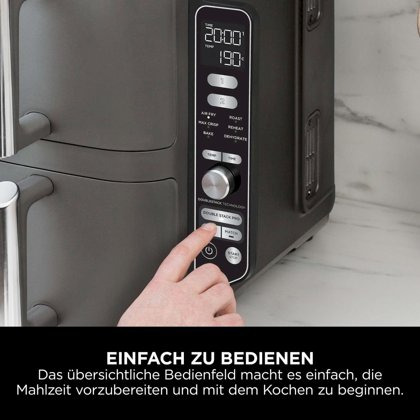 Elettrodomestici da cucina: Ninja SL400EU Heißluftfritteuse 9,5 L – Nuovo e nell'imballaggio originale da Bottighofen venduto da zaap 7