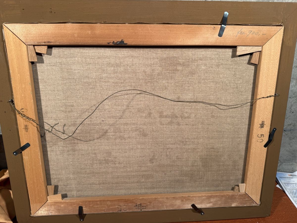 Gemälde: Tableau Paysage Riviere, Signé E Voegeli – Gebraucht aus Lausanne von vas_cdb2 8