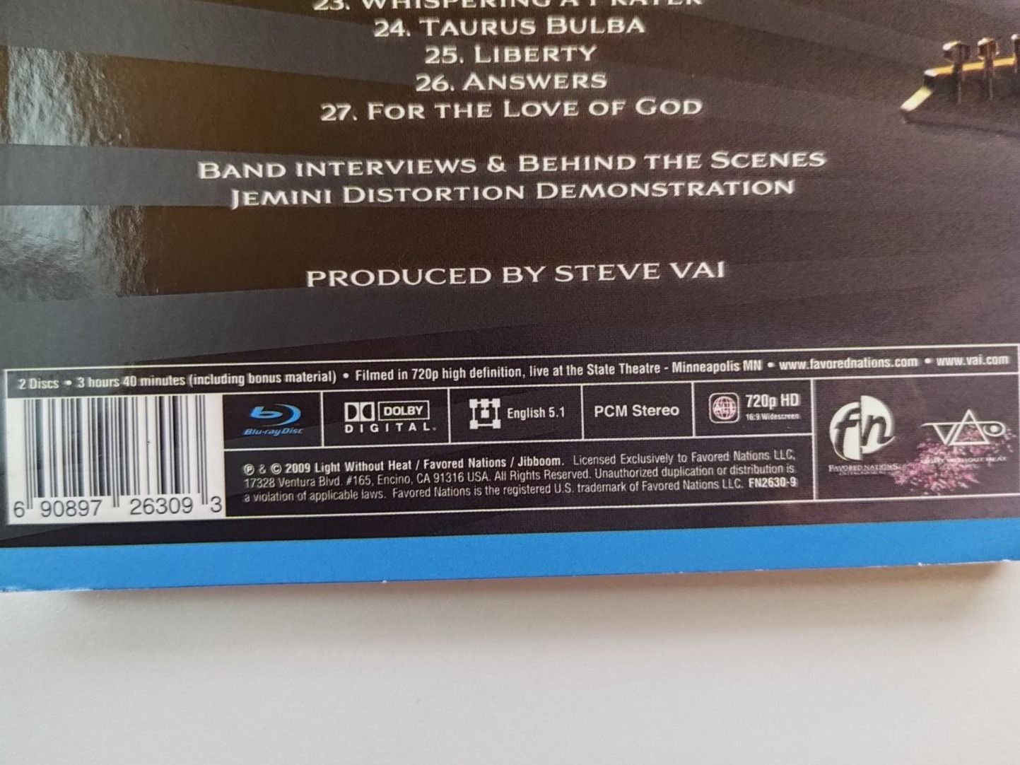 Tutti i DVDs: Steve Vai - Where the Wild Things Are – Usato da Liestal venduto da Kratzilla 3