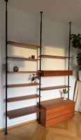 Midcentury Teak Teleskopregal (danish)