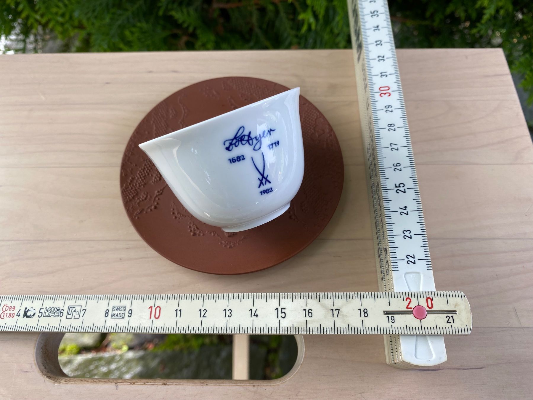 Tazze: schönes Meissen & Böttger Jubiläums Koppchen – Usato da Feldbach venduto da Olive1 9