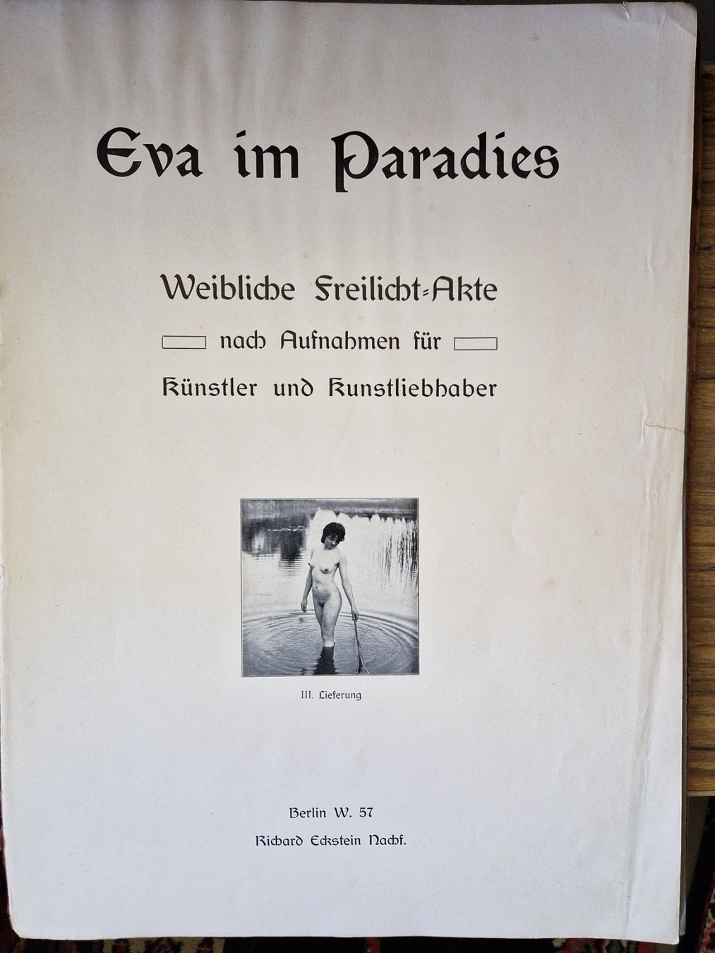 Libri: Akt Jugendstil Eva im Paradis – Usato da Mörschwil venduto da antiksalon21 1
