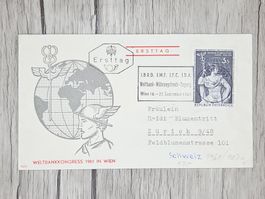CL14 Enveloppe + Timbre Autriche 1961