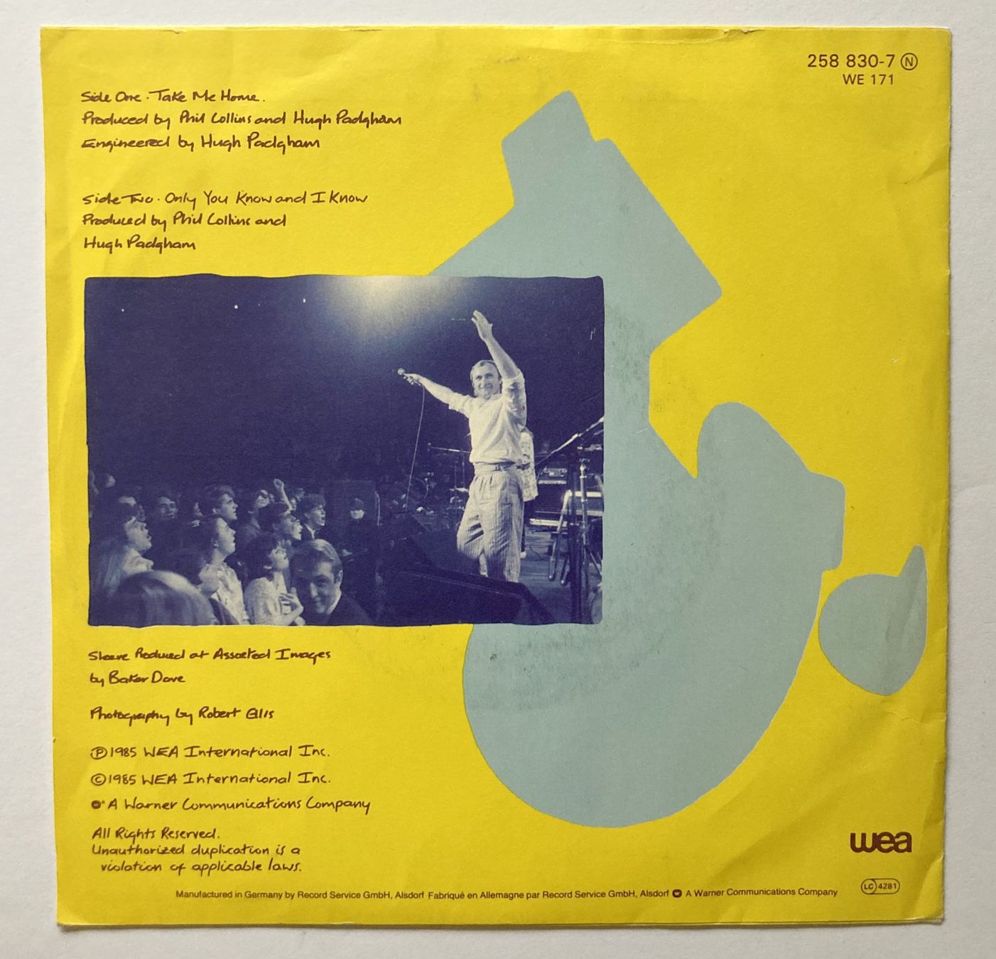 Dischi in vinile: PHIL COLLINS - TAKE ME HOME – Usato da Bottens venduto da hotter-than-hell 1