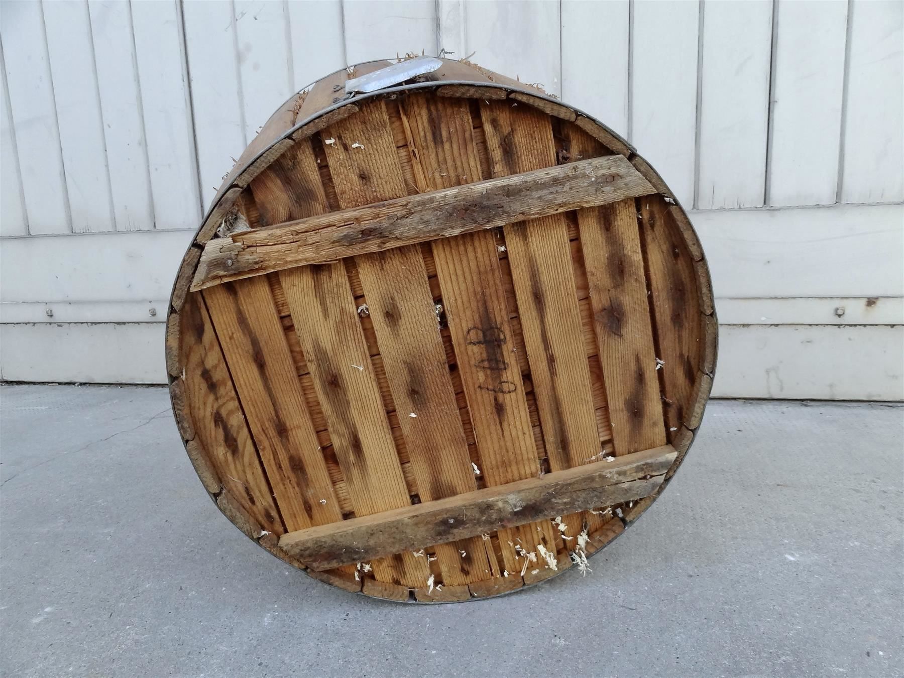 Bottiglie: alte sehr grosse Korbflasche Holzkorb – Nuovo e nell'imballaggio originale da Kerzers venduto da Flaschenposten 6