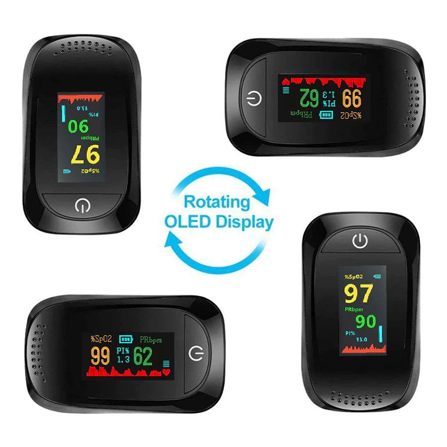 Misurare: OLED Pulsoxymeter Finger-Puls Messgerät mit farbigem Display – Nuovo e nell'imballaggio originale da Pfungen venduto da Famadm 2