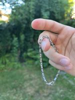 Armband aus Edelstahl silber-Optik Modeschmuck