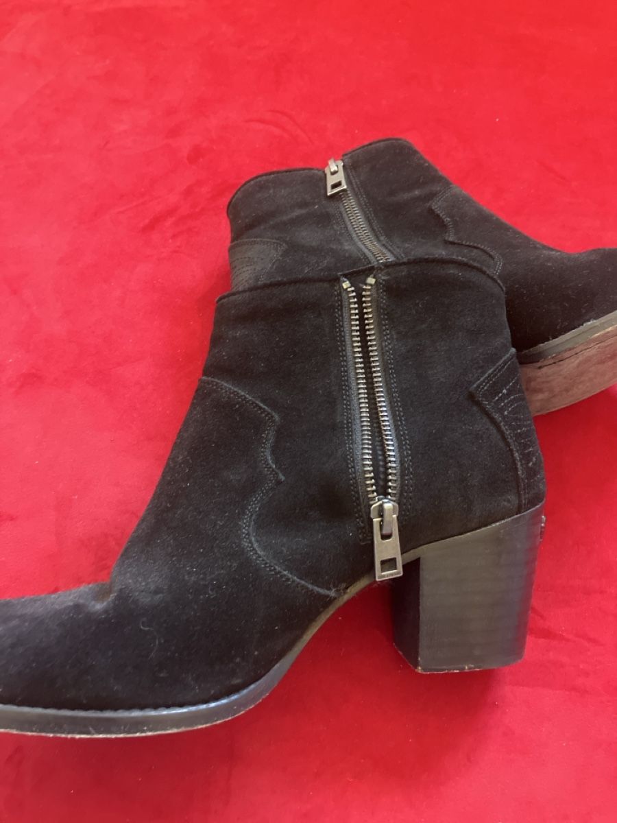 Damenschuhe: Zadid&Voltair Wildleder Stiefeletten, Grösse 38 – Gebraucht aus Muralto von jac_hkz5 4