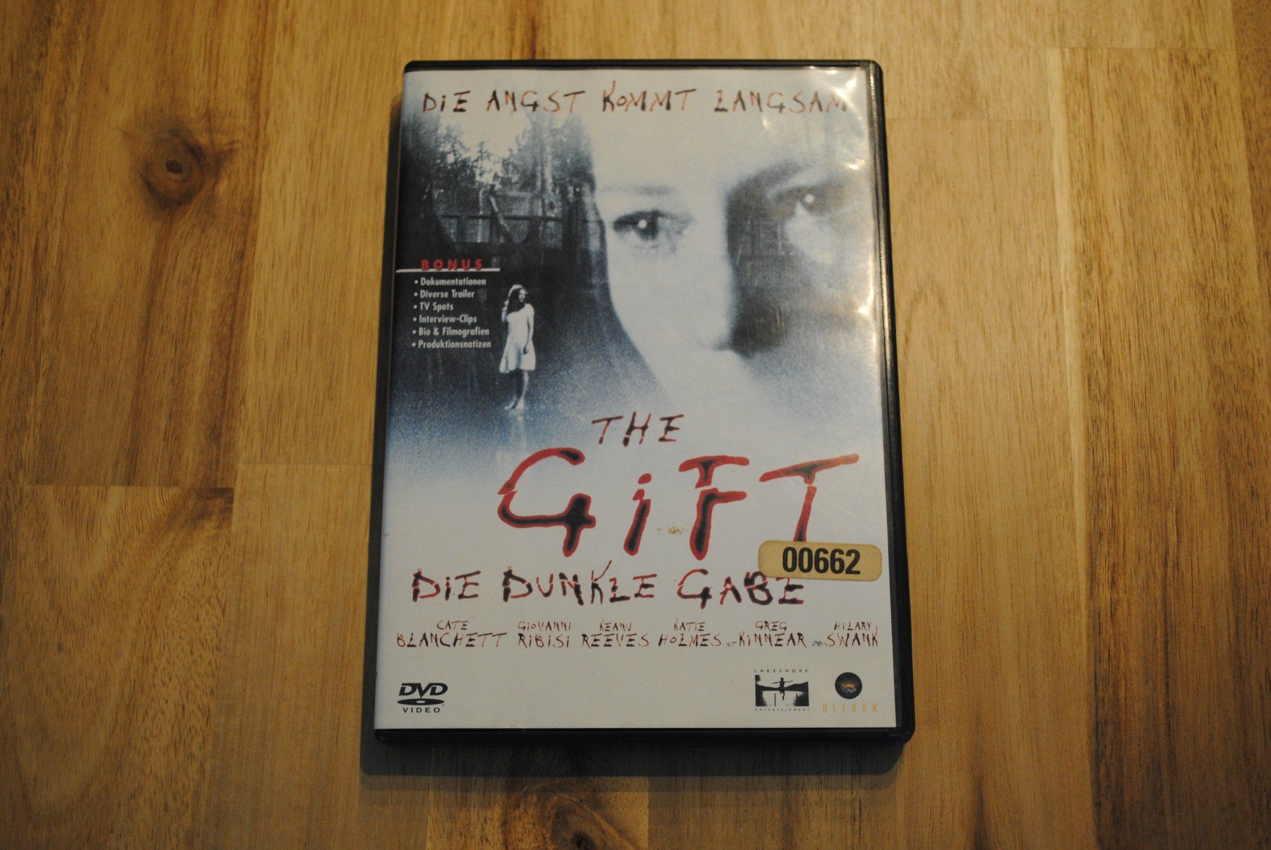 Tutti i DVDs: The Gift - Die dunkle Gabe – Usato da Olten venduto da prusik02