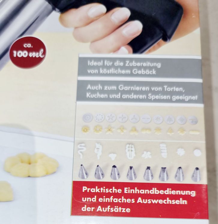 Gebäckpresse (Neu und originalverpackt) in hägglingen für CHF 1 – mit ...