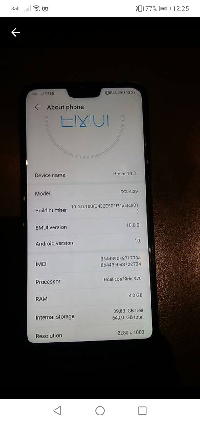 Honor Portables: Honor 10 Handy 64gb – D'occasion à Flawil par rcnkr 3