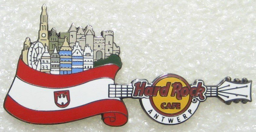 Hard Rock Cafe Placchette & Badge: Hard Rock Cafe Antwerp _____________ Hobby Data Base # 95664 – Usato da Emmenbrücke venduto da tms1122 1