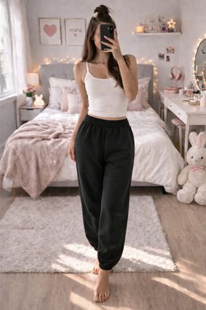 Schwarze Jogginghose Gr. M/L