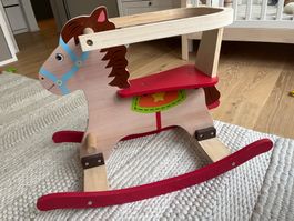 Wunderschönes Schaukelpferd aus Holz
