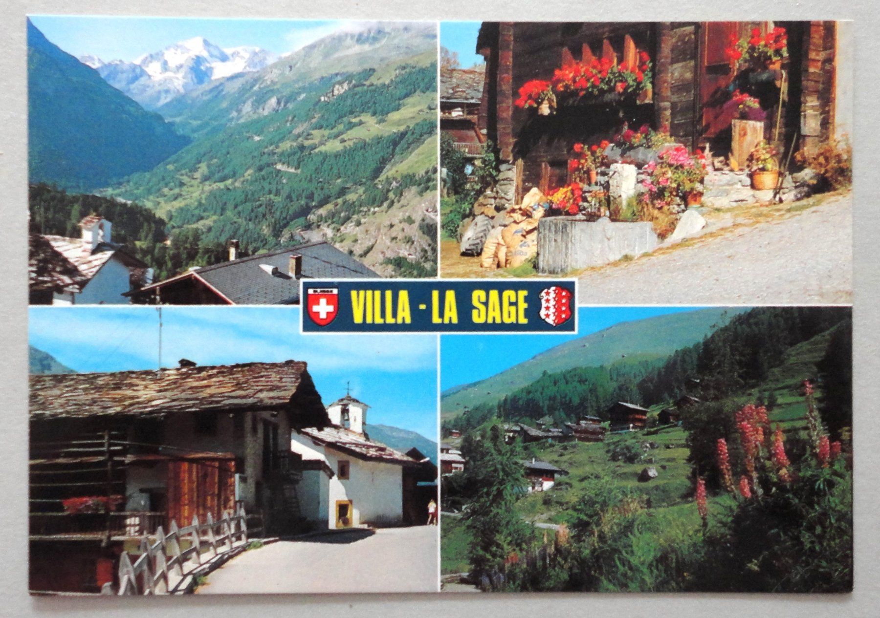 Cartoline postali: Villa - La Sage – Usato da Fétigny venduto da Billy2miny