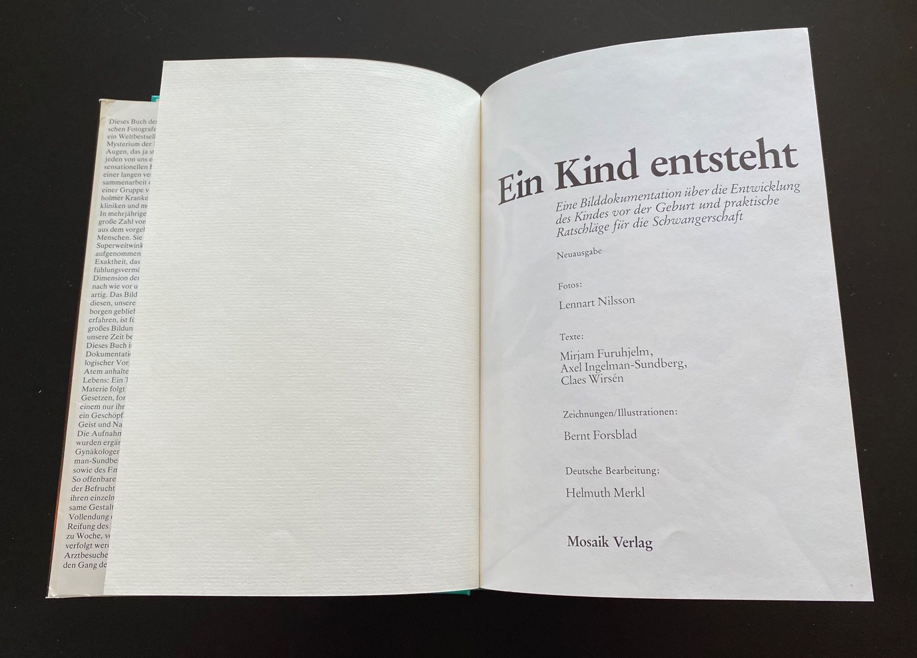 Bücher: Ein Kind entsteht von Lennart Nilsson / 1981 – Gebraucht aus Nussbaumen AG von schuba2000 2