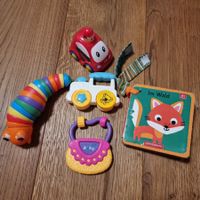 Diverse Babyspielzeug Sammlung: Auto, Buch, und mehr!
