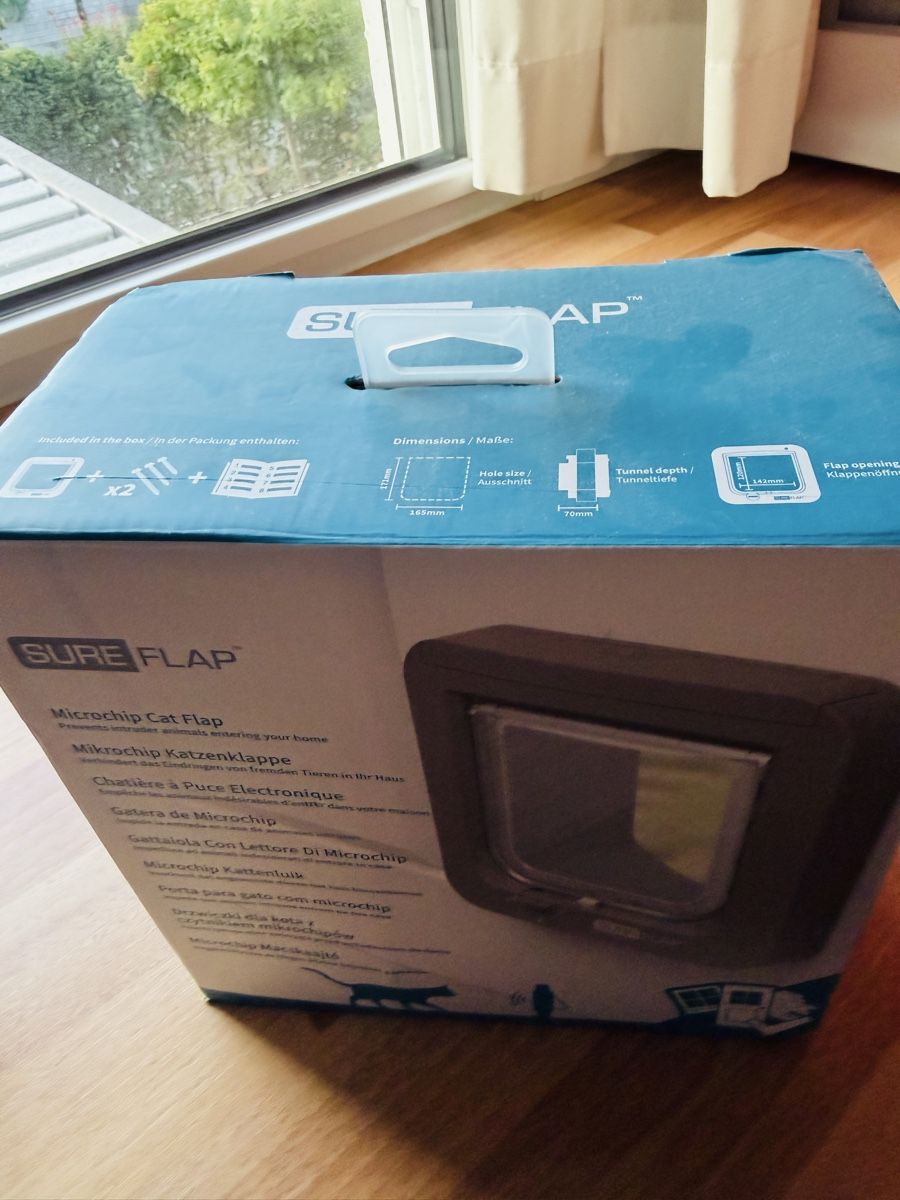 Gattaiole: SureFlap Mikrochip Katzenklappe – Nuovo e nell'imballaggio originale da Rothenburg venduto da ANDRLEIM11 1