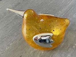 Henne - gelb - silber - Dekoration