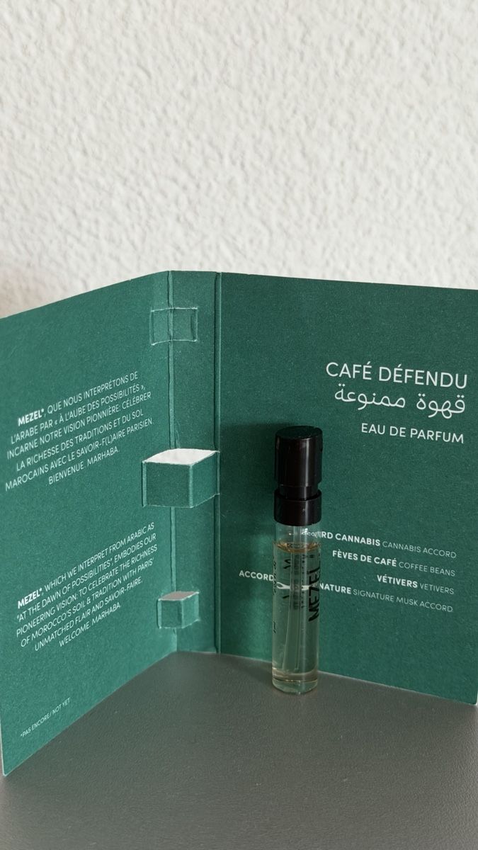 Profumi & Eau de Toilette: MEZEL PARIS CAFE DEFENDU Eau de Parfum Probengrösse – Nuovo (secondo la descrizione) da Sursee venduto da nri_sbv9 1