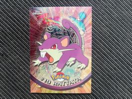 Pokemon Rattata Holo Topps Chrome Series 1