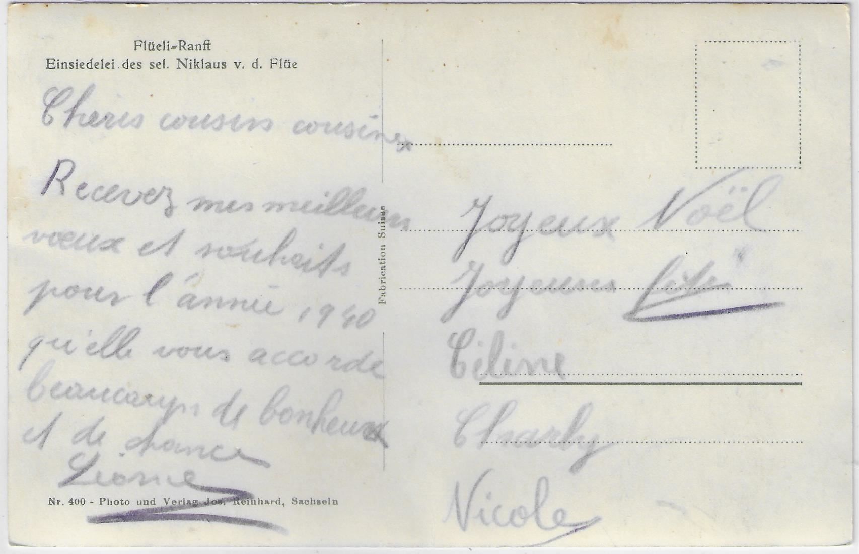 Cartoline postali: Flüeli-Ranft - Einsiedelei des sel. – Antico da Ettingen venduto da Kartenplanet 1