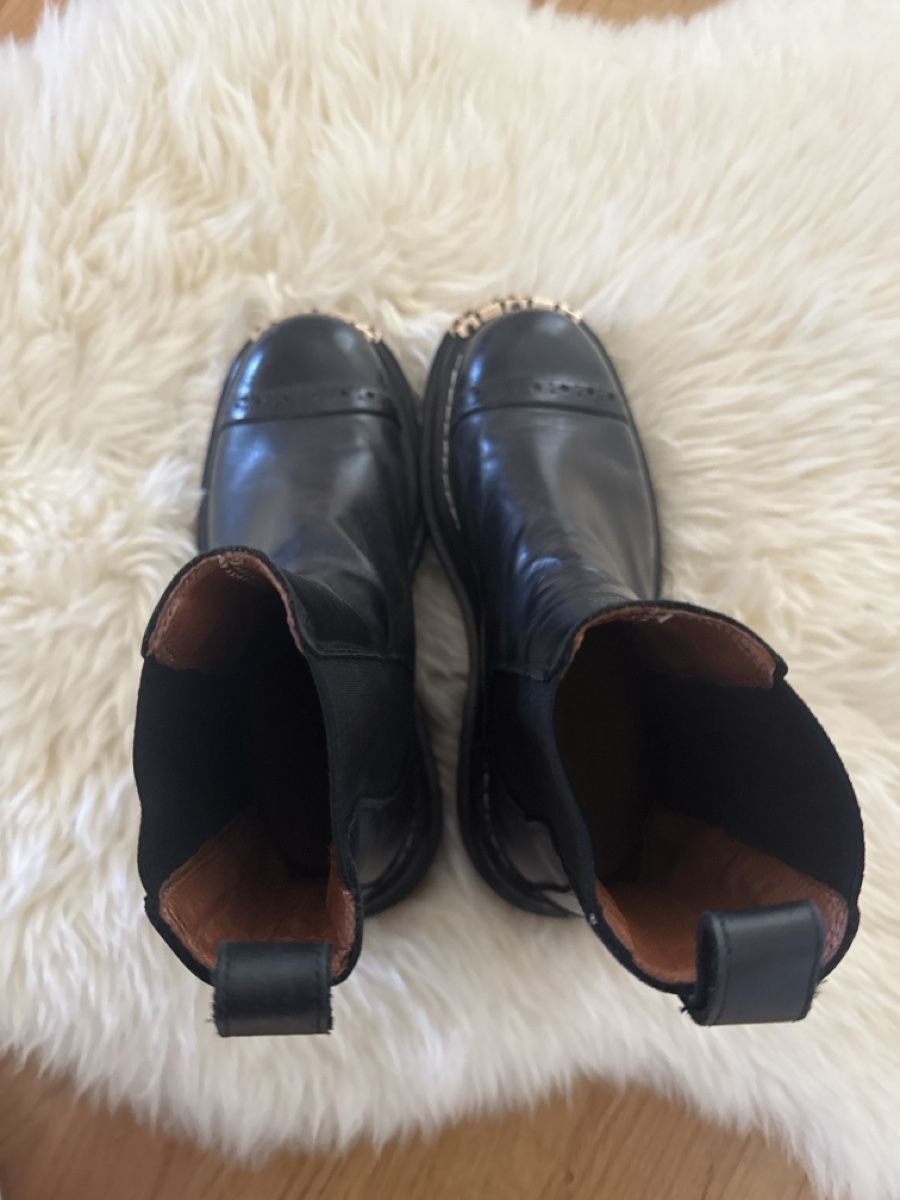 Sandro Scarpe da donna: Sandro Paris Lederstiefel, Schwarz, Gr. 37 – Usato da Uster venduto da CharlotteVN 4
