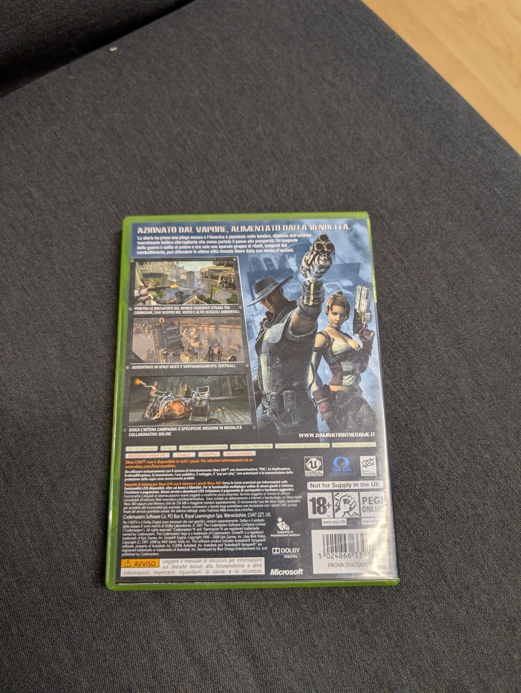 Spiele: Damnation Microsoft Xbox 360 – Gebraucht aus Giubiasco von Ticinerd 1