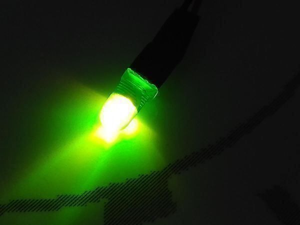 Componenti elettronici: LED 3mm, grün diffus, verkabelt 12V – Nuovo (secondo la descrizione) da Luzern venduto da Salefactory
