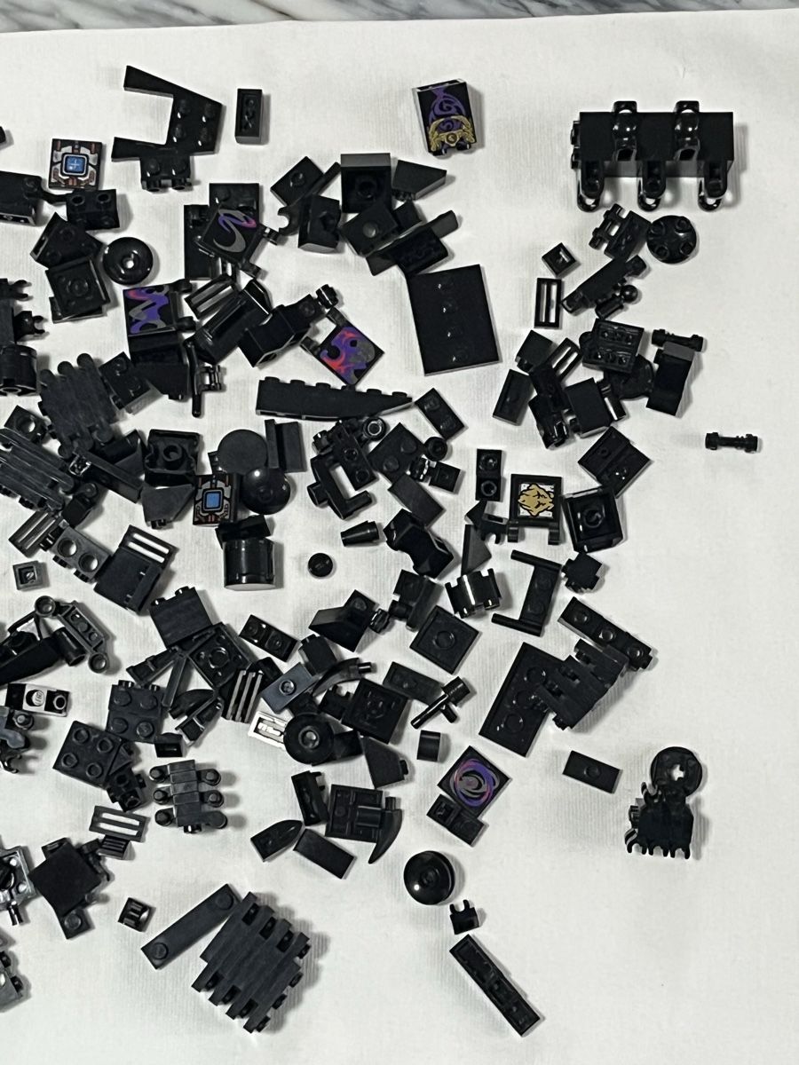 Lego Kit di costruzioni: Lego Bausteine Set schwarz, ca 230g – Usato da Reutigen venduto da treu3006 1