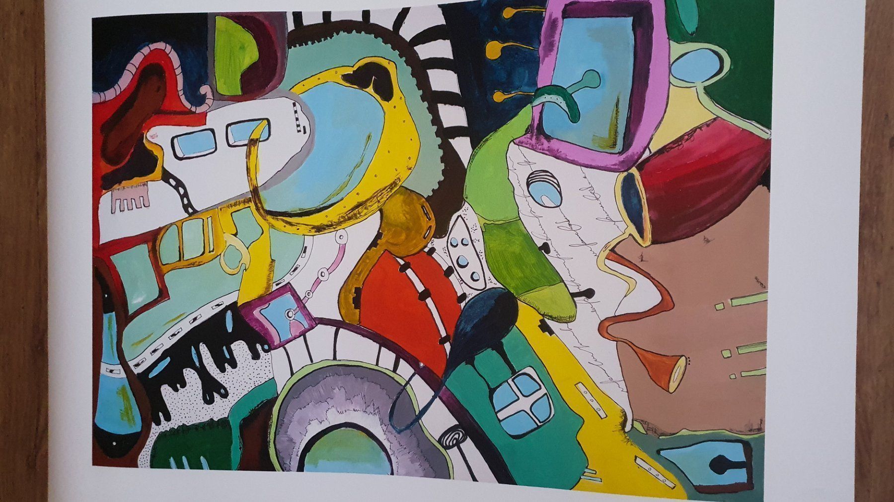 Gemälde: "Anna's Labyrinth" 50x70 cm – Neu und originalverpackt aus Kreuzlingen von eszanza 8
