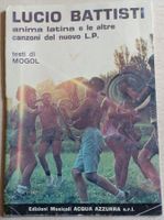 Lucio Battisti "Anima Latina" - Songbuch