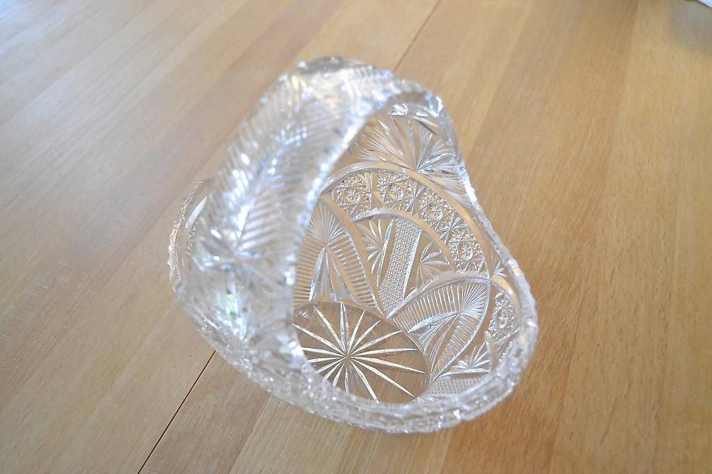 Gläser: Brusemi Samobor Kristall Glas Korbschale – Gebraucht aus Gossau ZH von sta_fjx8 1