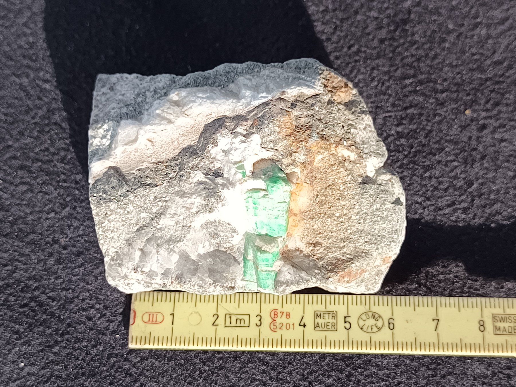 Minerali & Pietre curative: Smaragd Rohstein 7x5x4cm Stufe Emerald raw – Usato da Winterthur venduto da sekkohsam 8