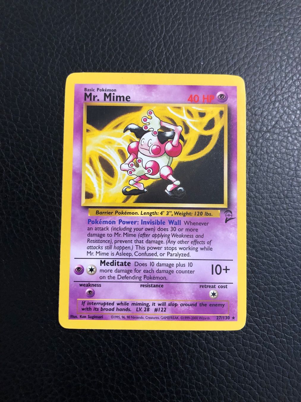 Pokémon Carte collezionabili: Base Set 2 - Mr. Mime rare 27/130 Ab 1 – Usato da Paradiso venduto da Pkmn10