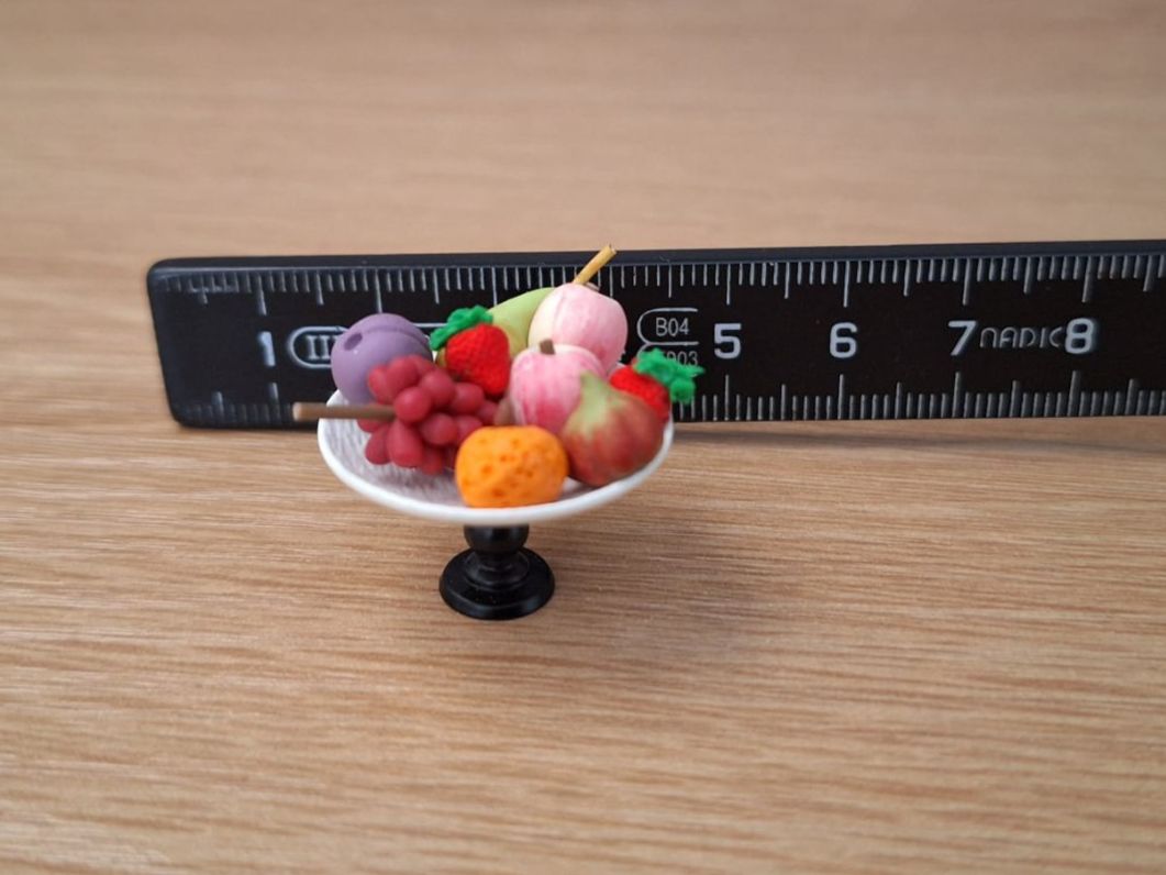 Case e mobili per bambole: Puppenhaus Früchteetagere – Nuovo (secondo la descrizione) da Zürich venduto da HandmadeTinyFood 2
