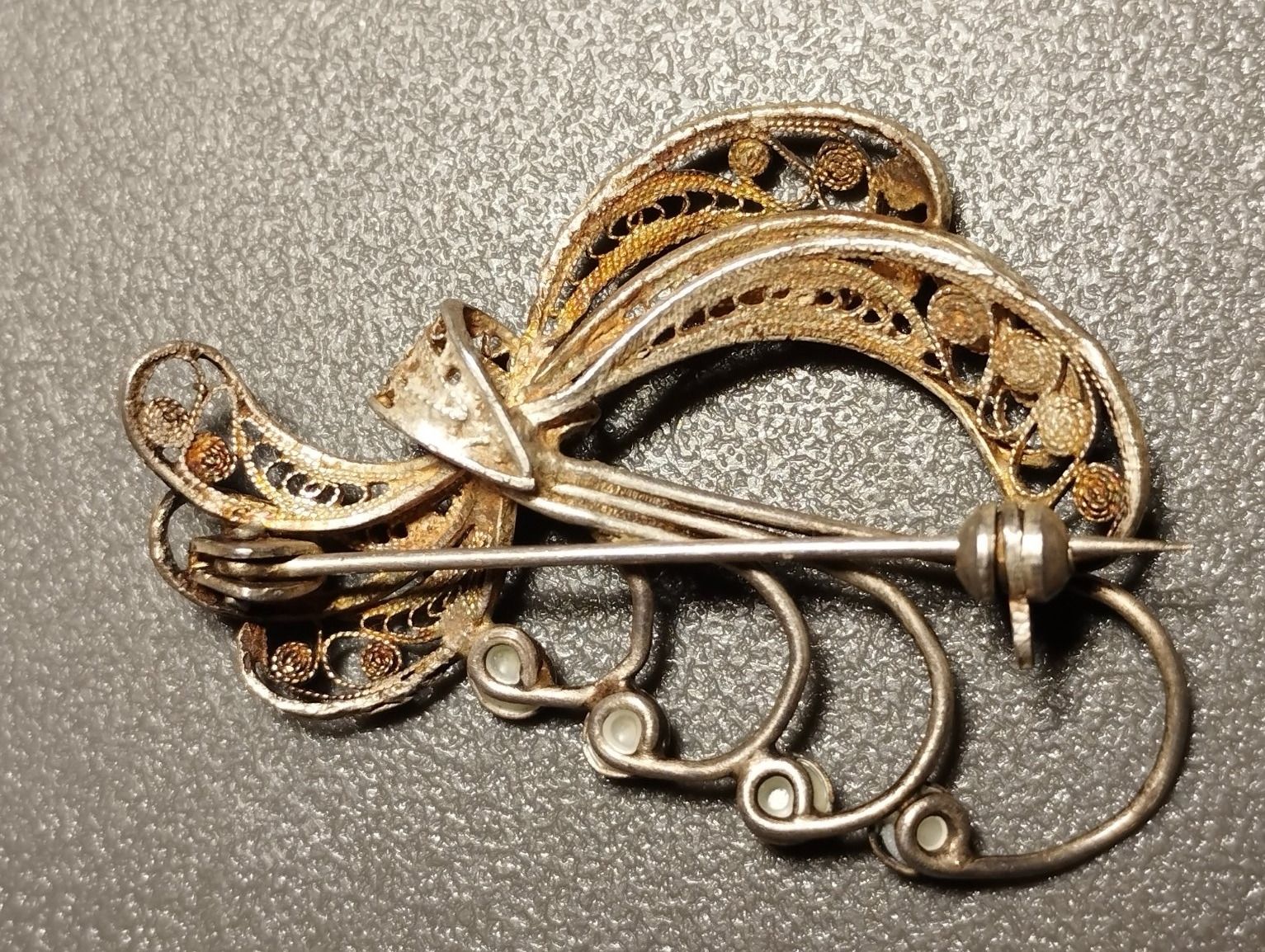 Pendentifs: Brosche, antik Silber, m. Amethysten, Porto 3.40 – D'occasion à Ostermundigen par Dinge1 1