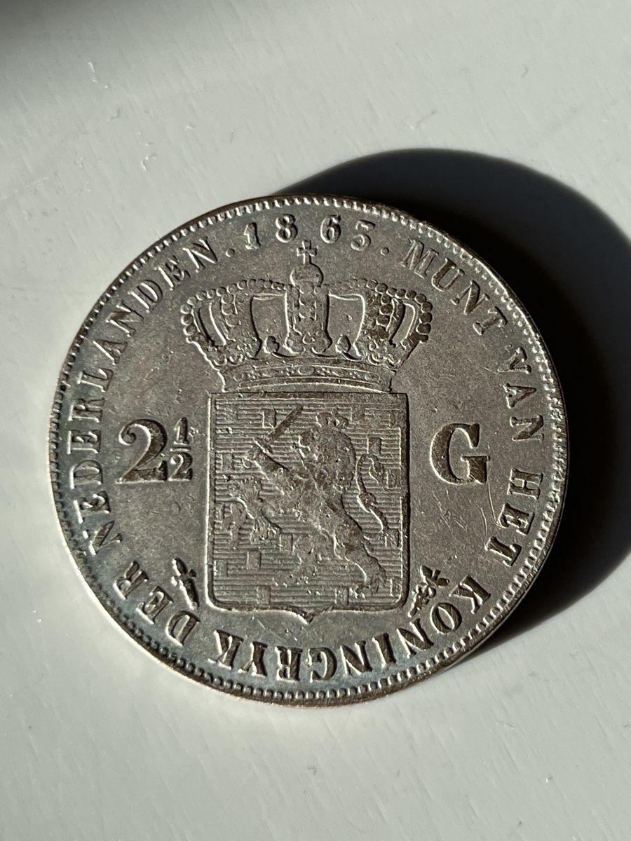 Tutti le monete: 2 1/2 Gulden 1863 Silber – Usato da Münchenstein venduto da Inflames1