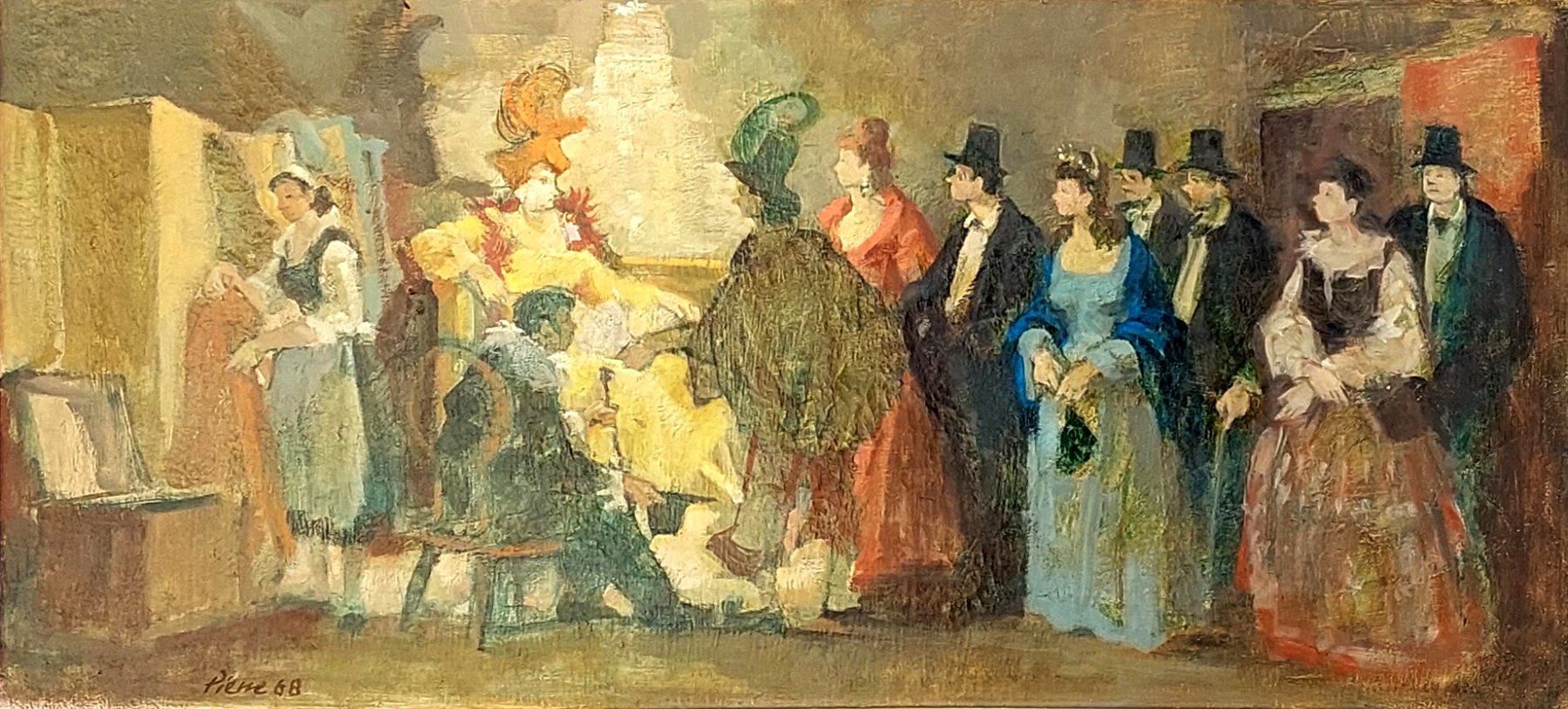 Tableaux: Pierre Stampli - La Diva – D'occasion à Montmelon par canelle-12 1