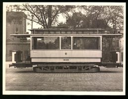 Fotografie Leipzig, Strassenbahn-Triebwa